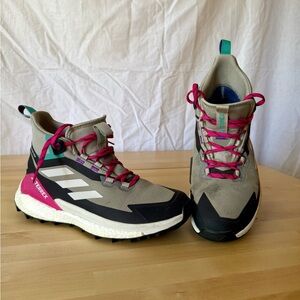 Adidas Men’s Terrex Free Hiker- Gray and Pink